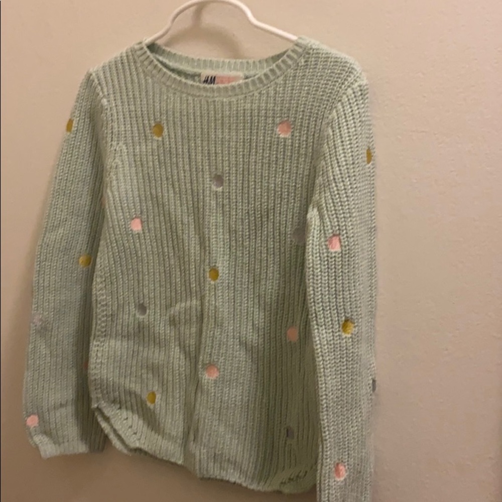 H&M GIRLS SWEATER
